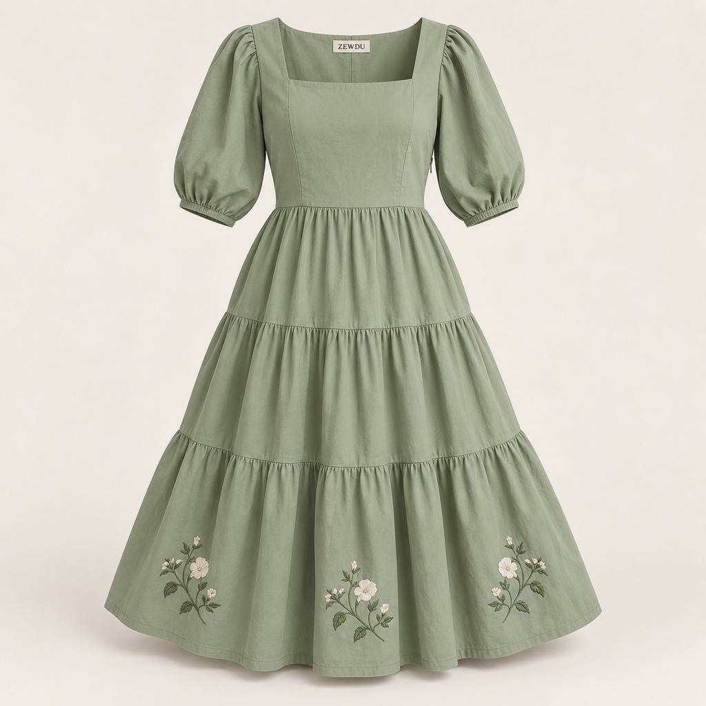 Moonflower Tiered Dress